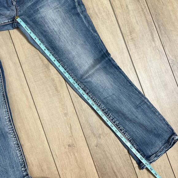 Grace in LA Jeans Straight Cropped Embellished Size 27 - Picture 11 of 13